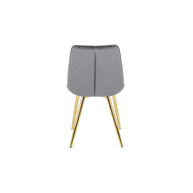 Обідній стілець Mebel Elit CARO Welur Сірий - 3 Обідній стілець Mebel Elit CARO Welur Сірий ME.CARO/P/ZL/V/K фото - 3