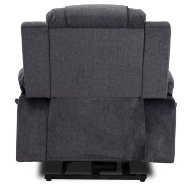 Кресло мягкое раскладное массажное с реклайнером Mebel Elit FENIX 2 Темно-серый ME.FENIX2/P/T/FW фото - 10