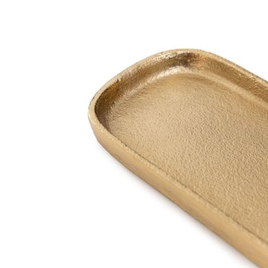 Декоративный поднос Homla GIRONA 25x8x1 см Золотой - 4 Декоративный поднос Homla GIRONA 25x8x1 см Золотой 218152 фото - 4