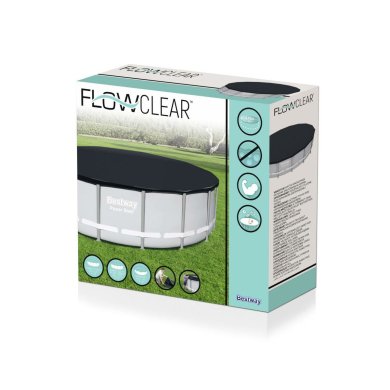 Тент для басейну Bestway 58249 488 см Чорний BES58249 фото - 8