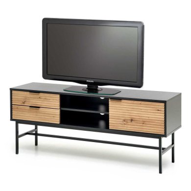 Тумба под ТВ Halmar Murano RTV-1 | Дуб аристан / Черный V-PL-MURANO-RTV-1 фото - 2
