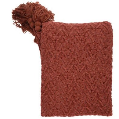 Плед Duka MJUK 130x170 см Бордовый 2220894 фото - 2