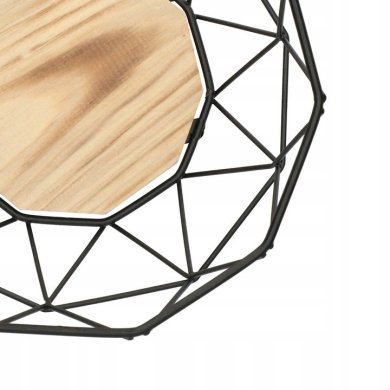 Корзина Homla EYJA M | Черный / Дерево 161673 фото - 5