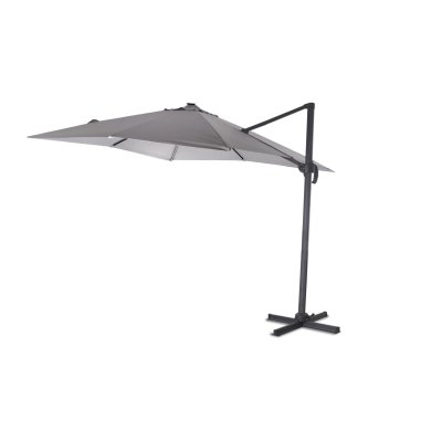 Садовый зонт с чехлом и LED Corciano ROMA 400х300 см Антрацит 5901721057869 фото - 2