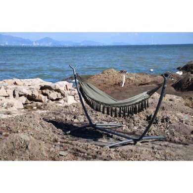 Гамак с основой Duka Moln 200х100 см Серый 2220254 фото - 4