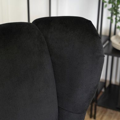 Крісло м'яке Mebel Elit KLARIS 2 Welur Чорний ME.KLARIS2/CZ/V/FW фото - 12