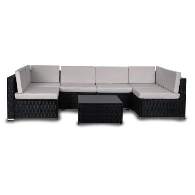 Комплект садових меблів Corciano MALTA Чорний 5906333000050-black/grey