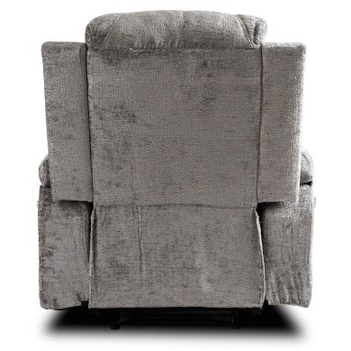 Крісло м'яке розкладне масажне з реклайнером Mebel Elit BOX Welur Сірий - 7 Крісло м'яке розкладне масажне з реклайнером Mebel Elit BOX Welur Сірий ME.BOX/P/V/FW фото - 7