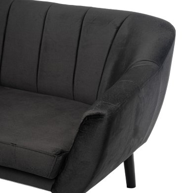 Диван Signal TREFL Welur 2 Черный TREFL2V19W фото - 4