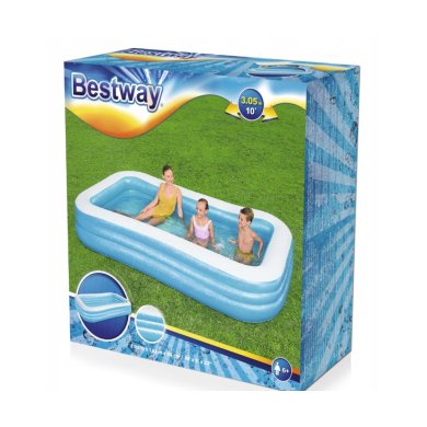 Надувной детский бассейн Bestway 54009B 305х183х56 см Синий BES54009B фото - 8