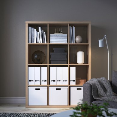 IKEA Стеллаж KALLAX Дуб (ИКЕА КАЛЛАКС) 40409935 фото - 11