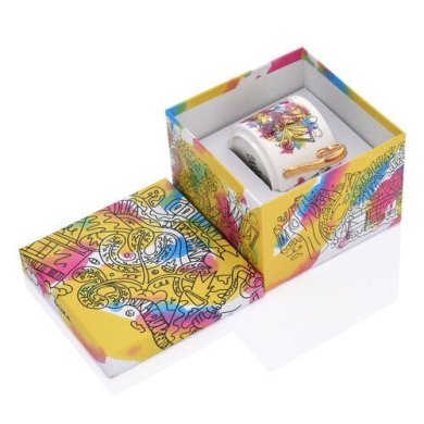 Чашка с блюдцем Duka Street Art Mannerfra | Принт 2220470 фото - 2