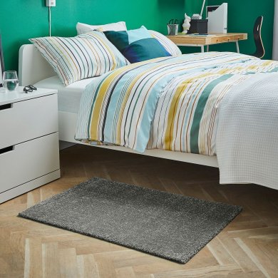 IKEA Ковер LANGSTED 60x90 см Светло-серый (ИКЕА LANGSTED) 90445931 фото - 3
