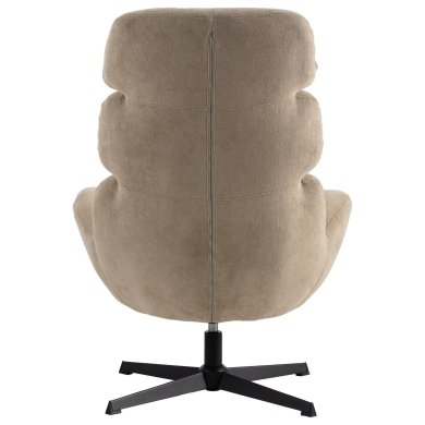 Кресло мягкое поворотное Kontrast AXEL Welur Бежевый 5.01.83987 фото - 5