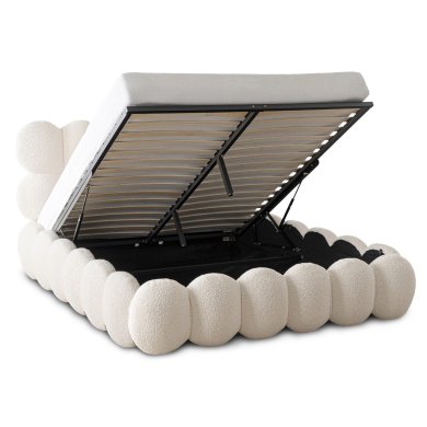 Кровать Mebel Elit ANKARA Boucle 140x200 см Кремовый ME.ANKARA/140/KR/TB/LOZZPOJ фото - 7