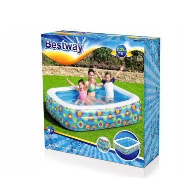 Надувной детский бассейн Bestway 54120B 229х152х56 см Принт BES54120B фото - 8