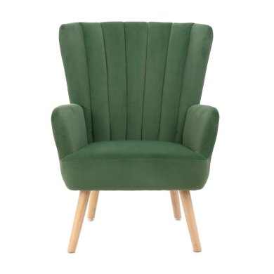 Крісло м'яке Homla MILLS Welur Зелений 218189 фото - 2