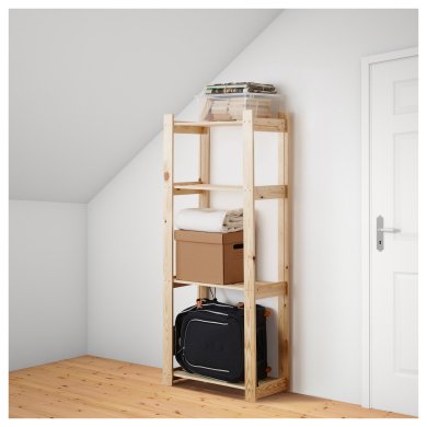 IKEA Стеллаж ALBERT Дерево (ИКЕА АЛЬБЕРТ) 00111994 фото - 4