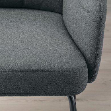 IKEA Кресло мягкое BINGSTA Серый (ИКЕА БИНГСТА) 10454236 фото - 4