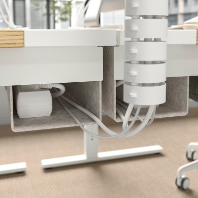 IKEA Письмовий стіл MITTZON Дуб (ИКЕА МИЦОН) 29526097 фото - 9