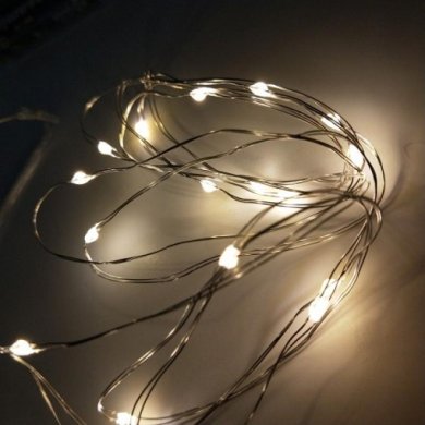 Новогодняя гирлянда Chomik 60 LED 4,3 м Теплый-белый LED2650 фото - 2