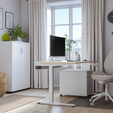 IKEA Письменный стол MITTZON Береза (ИКЕА МИЦОН) 29528039 фото - 2