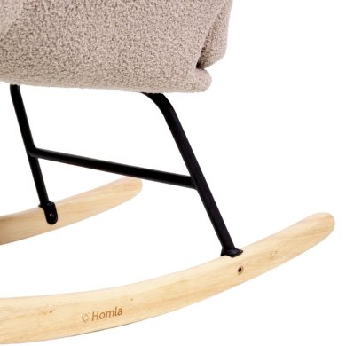 Кресло-качалка мягкое Homla MOSS TEDDY BOUCLE Бежевый - 7 Кресло-качалка мягкое Homla MOSS TEDDY BOUCLE Бежевый 218188 фото - 7