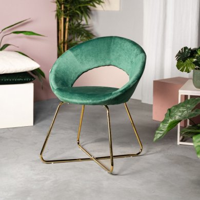 Обеденный стул Homla JARED Welur Зеленый 157361 фото - 5