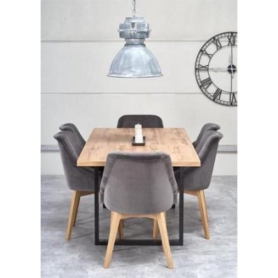 Раскладной обеденный стол Halmar VENOM Дуб вотан V-PL-VENOM_160-210-ST фото - 3