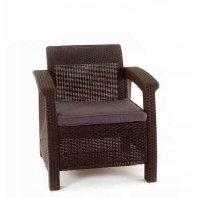 Комплект садових меблів Keter CORFU 2 WEEKEND Коричневий 258953 фото - 3