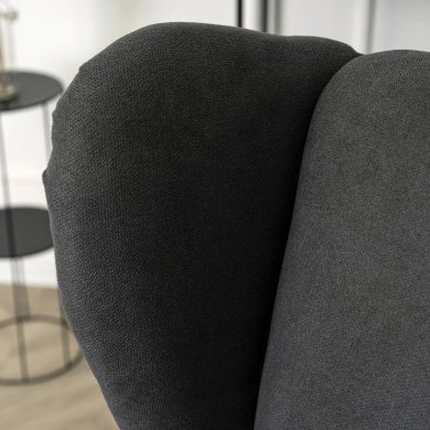 Кресло мягкое с пуфом Mebel Elit EVAN 2 Темно-серый - 12 Кресло мягкое с пуфом Mebel Elit EVAN 2 Темно-серый ME.EVAN2/CP/CZ/T/FWPD фото - 12