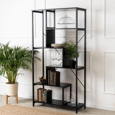 Стеллаж Mebel Elit AKRIS Черный - 3 Стеллаж Mebel Elit AKRIS Черный ME.AKRIS/CZ/REG фото - 3