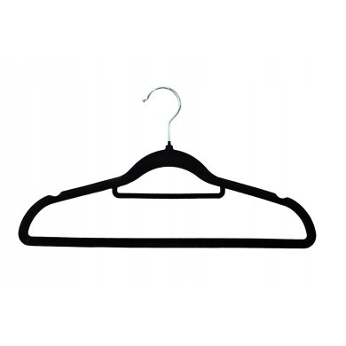 Набор вешалок Kontrast W1002 Welur 20 шт Черный 4.06.212382 фото - 2