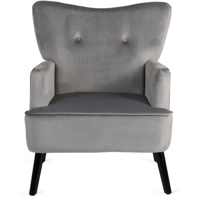 Крісло м'яке Mebel Elit BUNNY Welur 2 Сірий - 3 Крісло м'яке Mebel Elit BUNNY Welur 2 Сірий ME.BUNNY/P/CZ/V/FW фото - 3