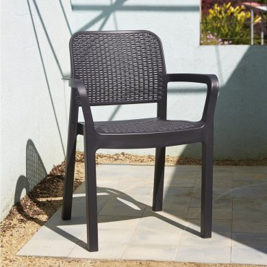 Садовий стілець Keter SAMANNA Коричневий 216923 фото - 2