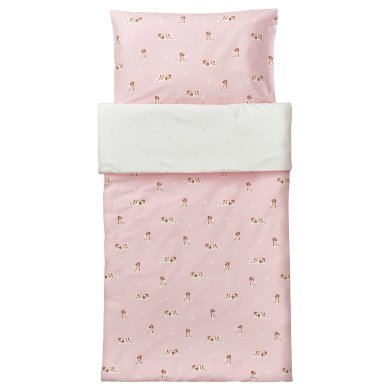 IKEA Комплект постільної білизни DROMSLOTT 110x125 см Принт (ИКЕА ДРОМСЛОТТ) 90521190 фото - 2