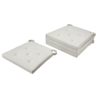 IKEA Комплект подушек на стул JUSTINA 4 шт Бежевый (ИКЕА ДЖАСТИН) 69503225