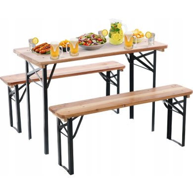 Комплект складной садовой мебели Garden Line WOOD Дерево MEB0780 фото - 3