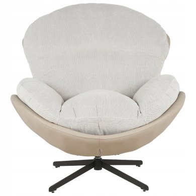 Крісло м'яке поворотне Kontrast MILO 3D Світло-бежевий 5.01.84786 фото - 2