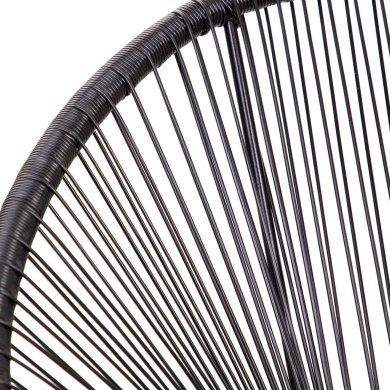 Садова лава Homla ACAPULCO Чорний - 4 Садова лава Homla ACAPULCO Чорний 230432 фото - 4