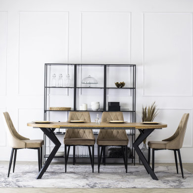 Обідній стілець Mebel Elit CORK Welur Бежевий ME.CORK/BZ/V/K фото - 14