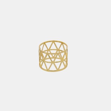 Набір сервірувальних кілець для серветки Chomik JUL0368 4 шт Золотий JUL0368/gold