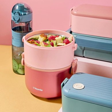 Обеденный термос Homla BOXIE 1,6 л Розовый - 9 Обеденный термос Homla BOXIE 1,6 л Розовый 233739 фото - 9