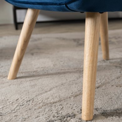 Кресло мягкое с подставкой Mebel Elit LOZANO Welur Синий ME.LOZANO/GR/DK/V/FW фото - 12