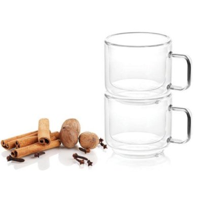 Набор чашек Duka Sven 150 мл | Прозрачный 1217082 фото - 4