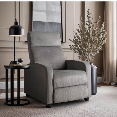 Кресло мягкое раскладное с реклайнером Mebel Elit DANNY Velvet Серый - 12 Кресло мягкое раскладное с реклайнером Mebel Elit DANNY Velvet Серый ME.DANNY/P/SZTR/FW фото - 12