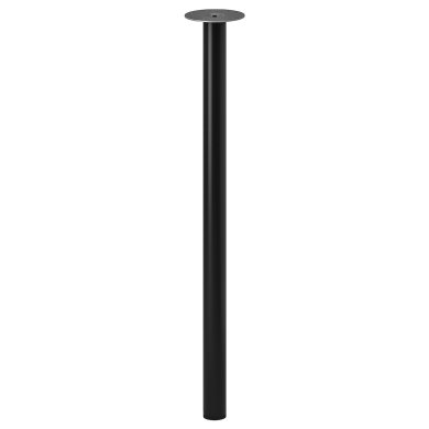 IKEA Ножка для стола ADILS 70 см Черный (ИКЕА АДИЛЬС) 70217973