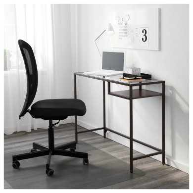 IKEA Письменный стол VITTSJO Черный (ИКЕА ВИТШО) 80221352 фото - 3