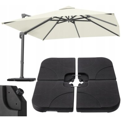 Основа для садової парасолі Garden Line 100х100 см Чорний GAO5013 фото - 4