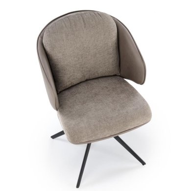 Обідній стілець поворотний Halmar K554 Попелястий V-CH-K/554-KR-POPIELATY фото - 7